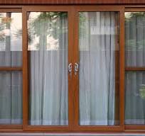 Apartment interior with wide UPVC windows