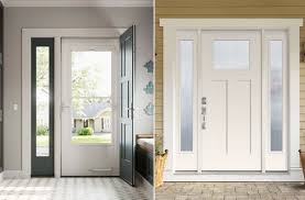 Modern house with glass doors